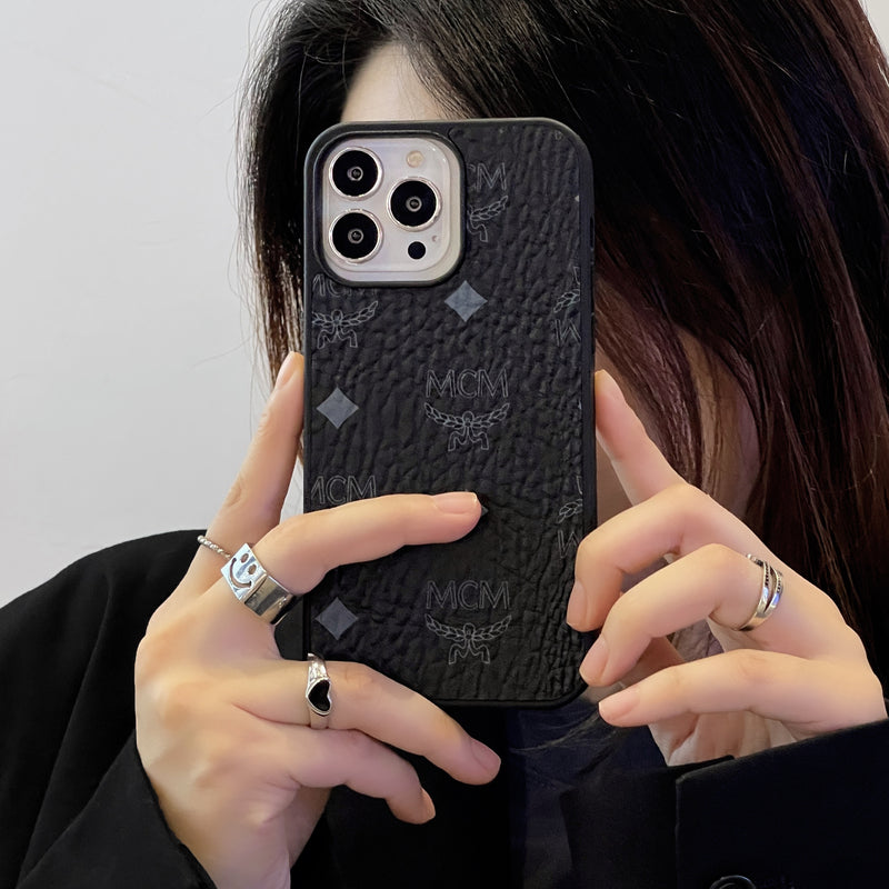 MCM iPhone Case Black-MCK240603