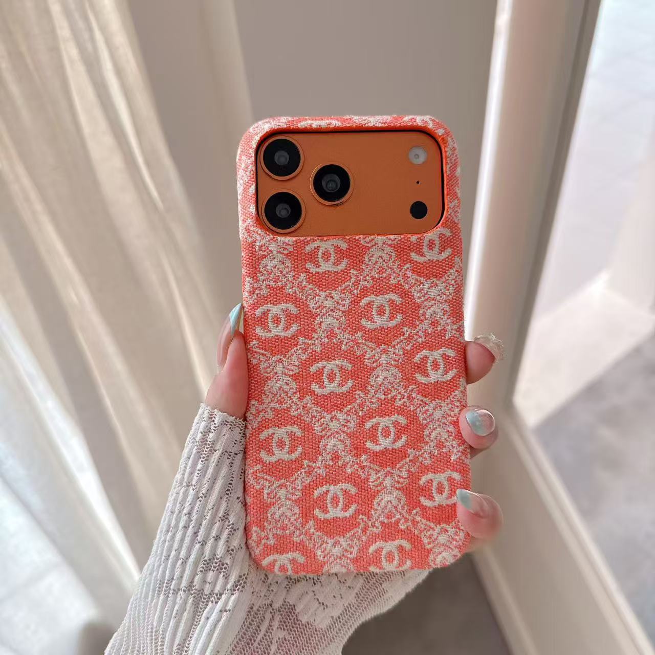 Embroidery Fashion Phone Case For iPhone