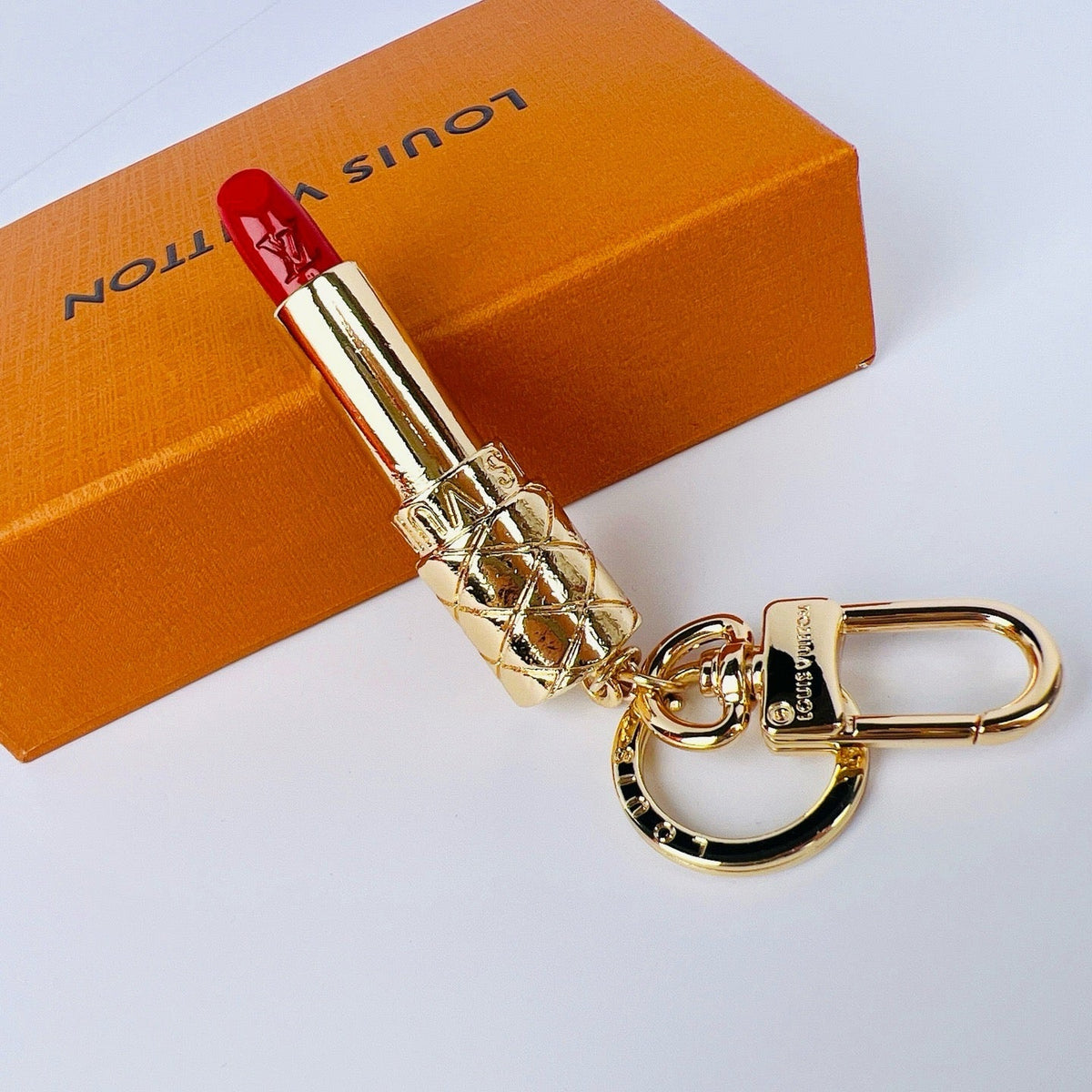 Lipstick Design Keychain Pendant
