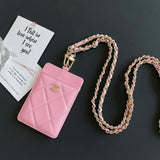 Metal Chain Bag Card Holder