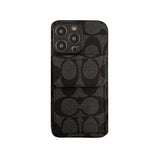 Classic iPhone Case With Wallet Dark Brown-HP240513