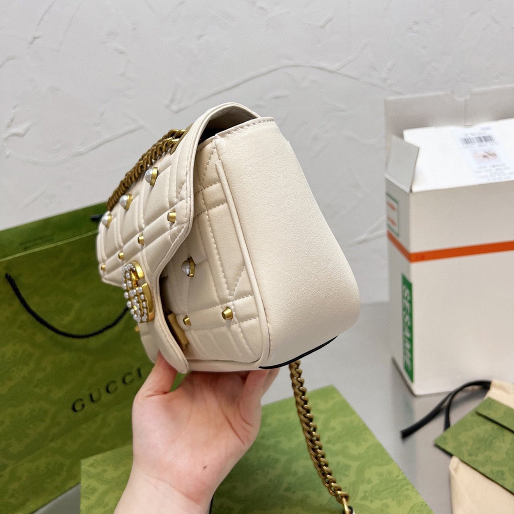 Classic Marmont Pearl Handle Bag