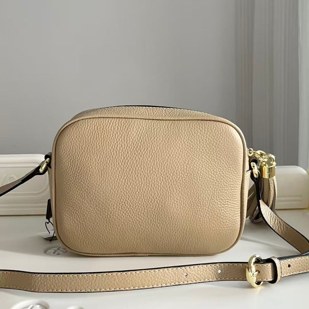 Advanced Pebbled Leather Crossbody Bag