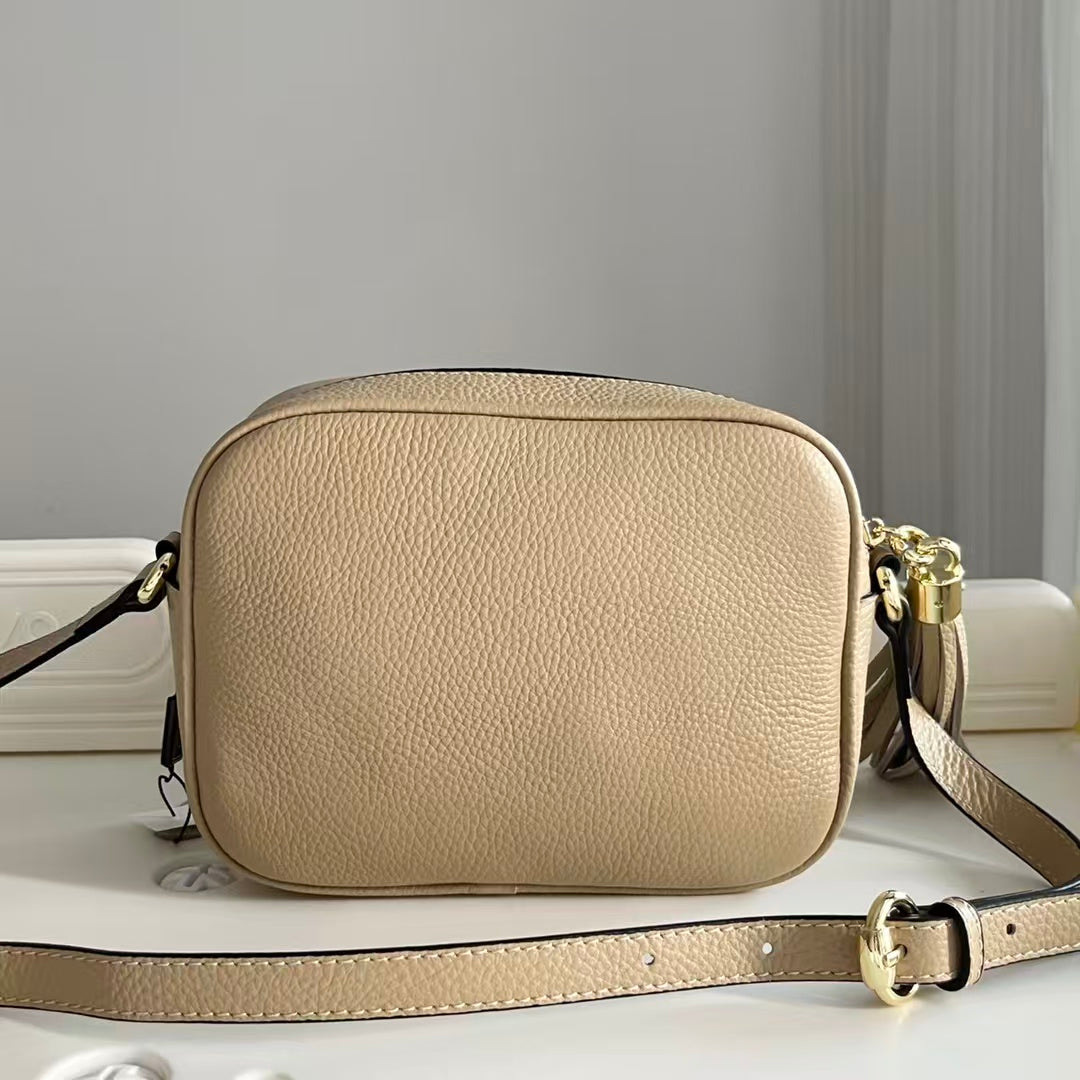 Advanced Pebbled Leather Crossbody Bag