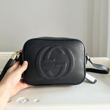 Advanced Pebbled Leather Crossbody Bag