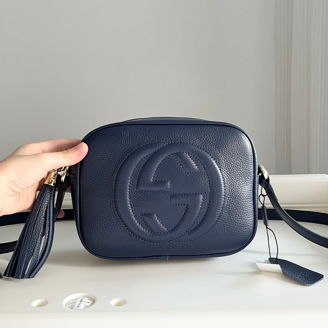 Advanced Pebbled Leather Crossbody Bag