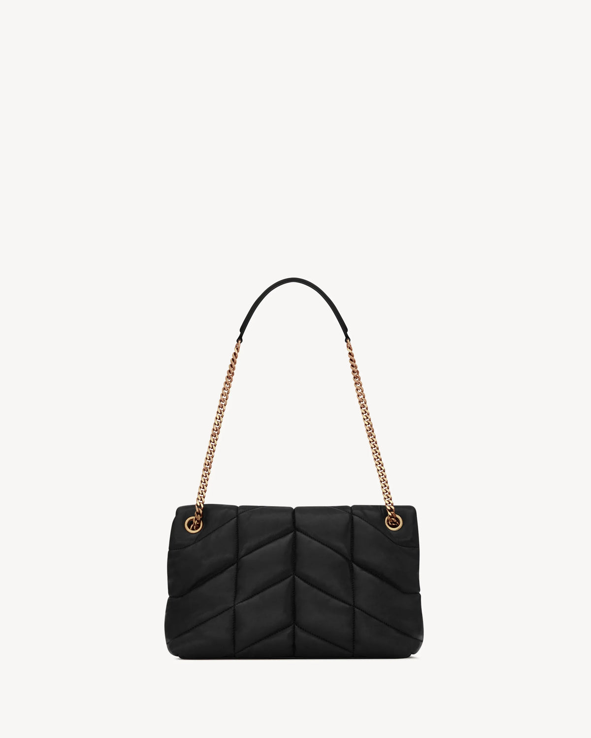 Luxe Quilted Lambskin Shoulder Bag with Chain Strap