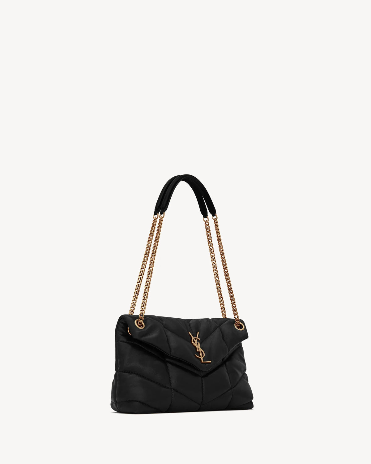 Luxe Quilted Lambskin Shoulder Bag with Chain Strap