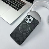 Texture Holder MagSafe Phone Case For iPhone