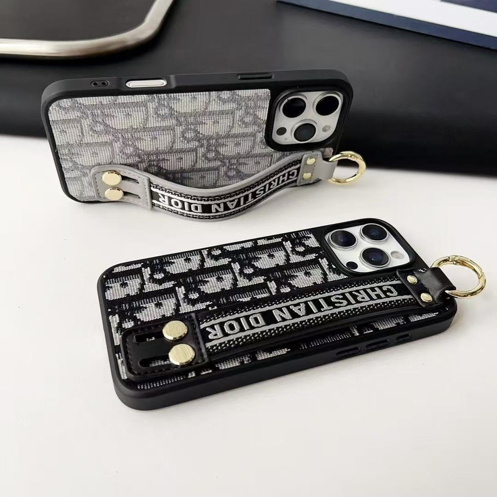 Black Wristband Phone Case For iPhone