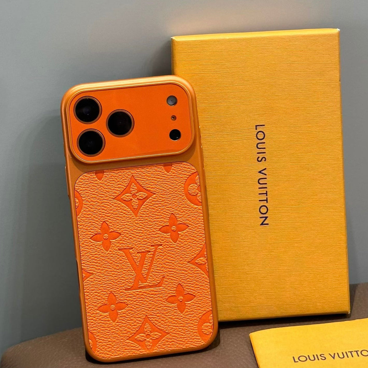 Orange Full Design Phone Case For iPhone