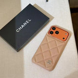 Stylish Leather Design Phone Case For iPhone