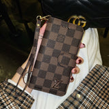 Trendy Leather Wallet Phone Case For iPhone