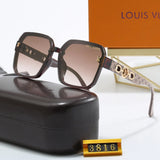 Full Logo Frame Sunglasses
