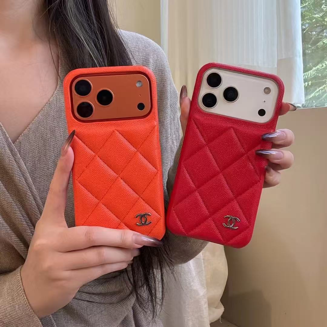 Stylish Leather Design Phone Case For iPhone