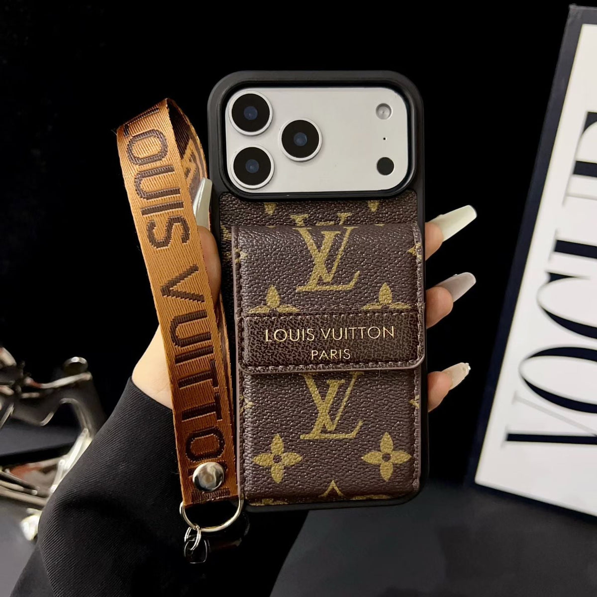 Fashion Card Holder Phone Case For iPhone