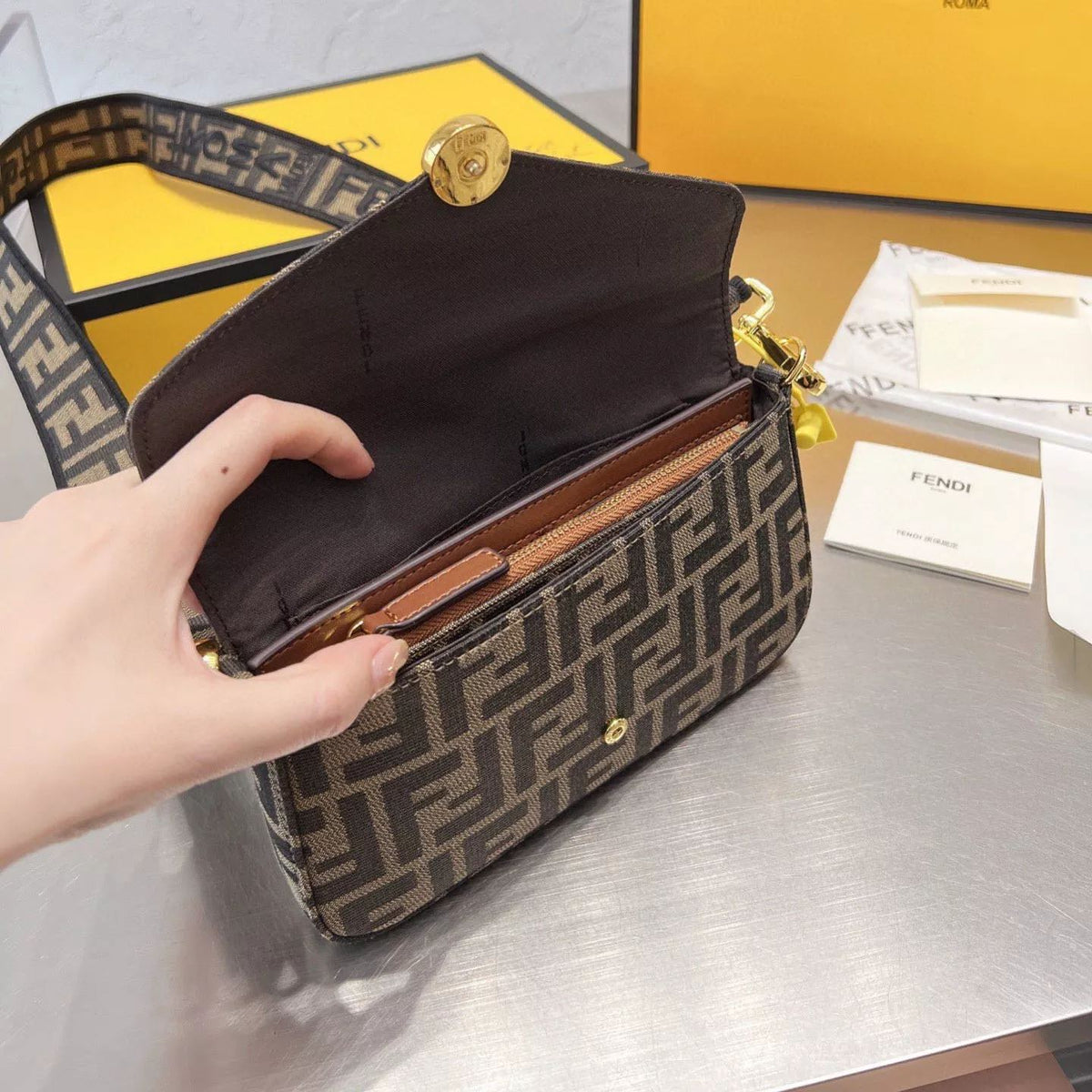 Trendy Versatile Monogram 3-in-1 Bag