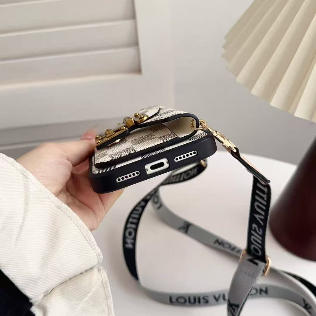 Card Holder Leather Phone Case For iPhone