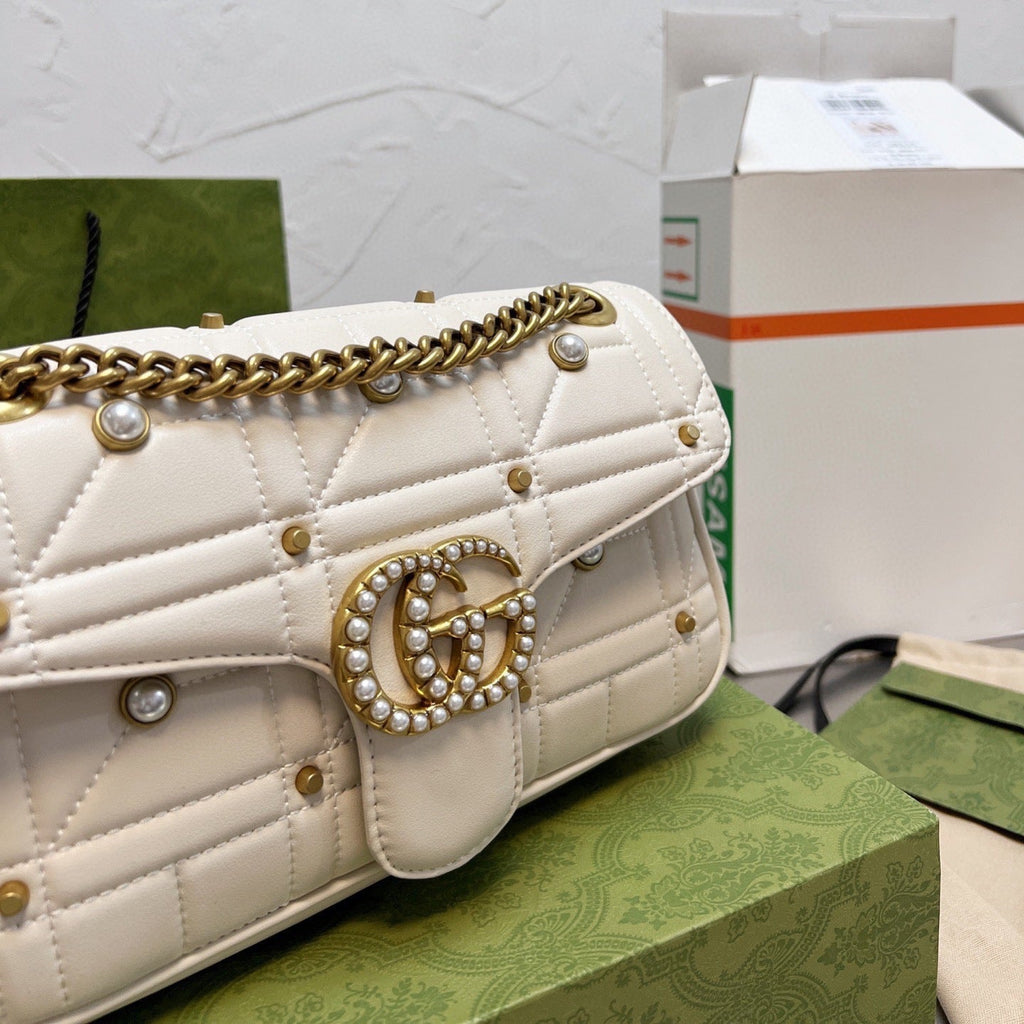 Classic Marmont Pearl Handle Bag