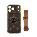 New Classic Luxury Card Holder iPhone Case with Crossbody Strap 01