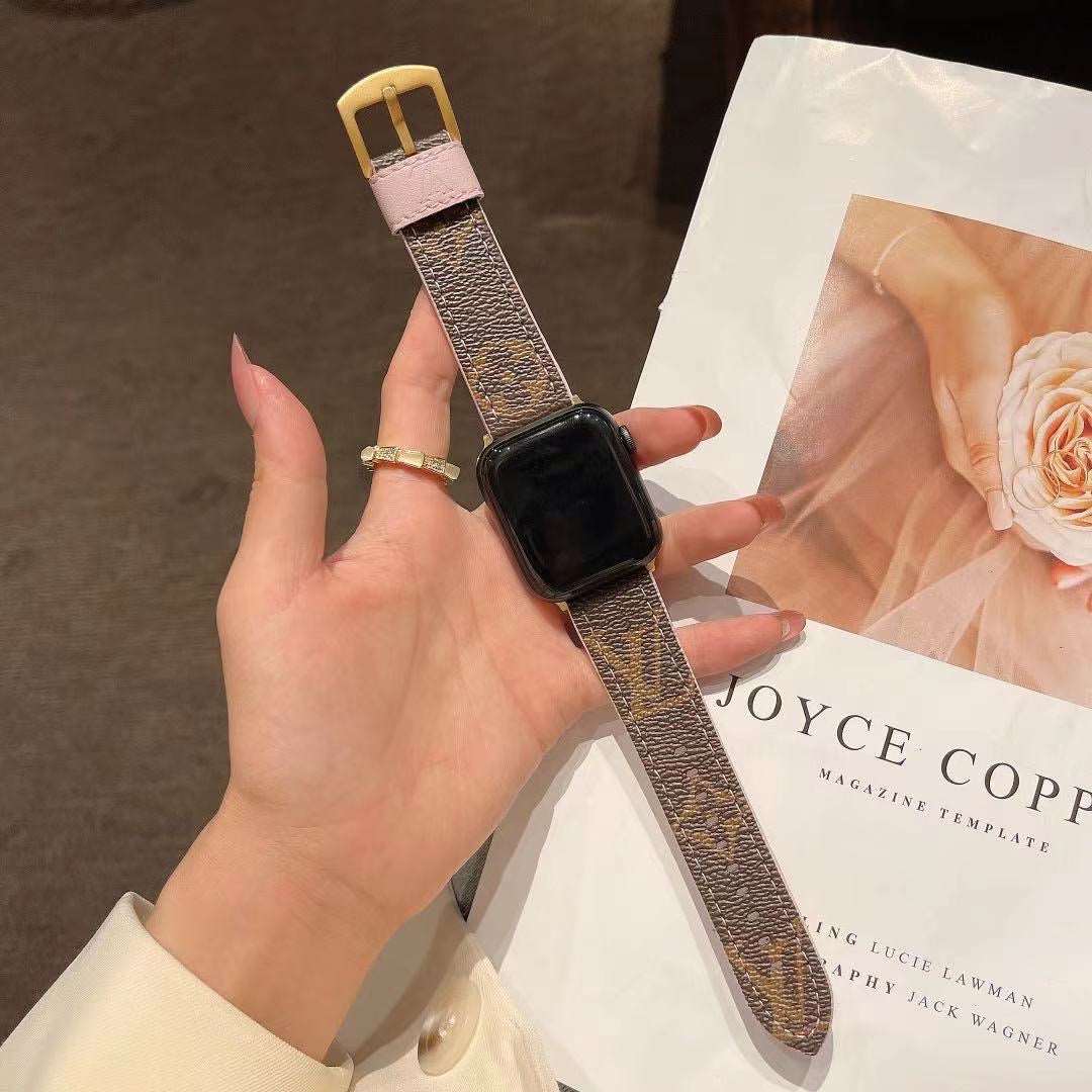 Colorful Leather Apple Watch Straps