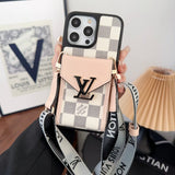 Luxury Card Bag Five Color Chain iPhone Case