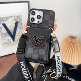Luxury Card Bag Five Color Chain iPhone Case