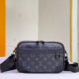 Printed Square Messenger Bag