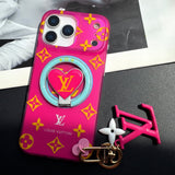 Transfer Color Laser Vivian Magsafe Phone Case with Holder & Pendant