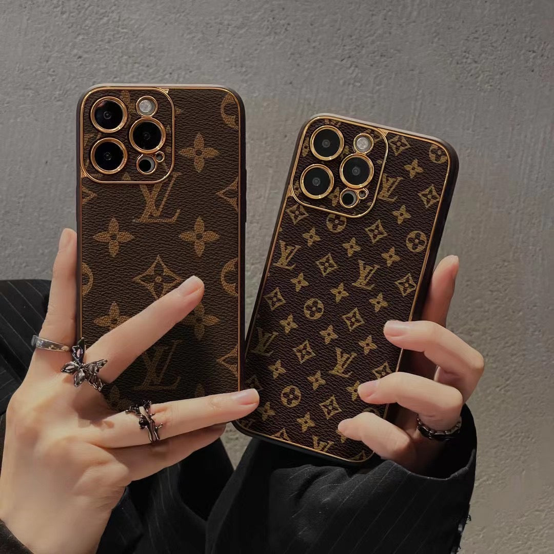 Brown Color Phone Case For iPhone