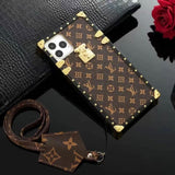 Square Print Phone Case For iPhone