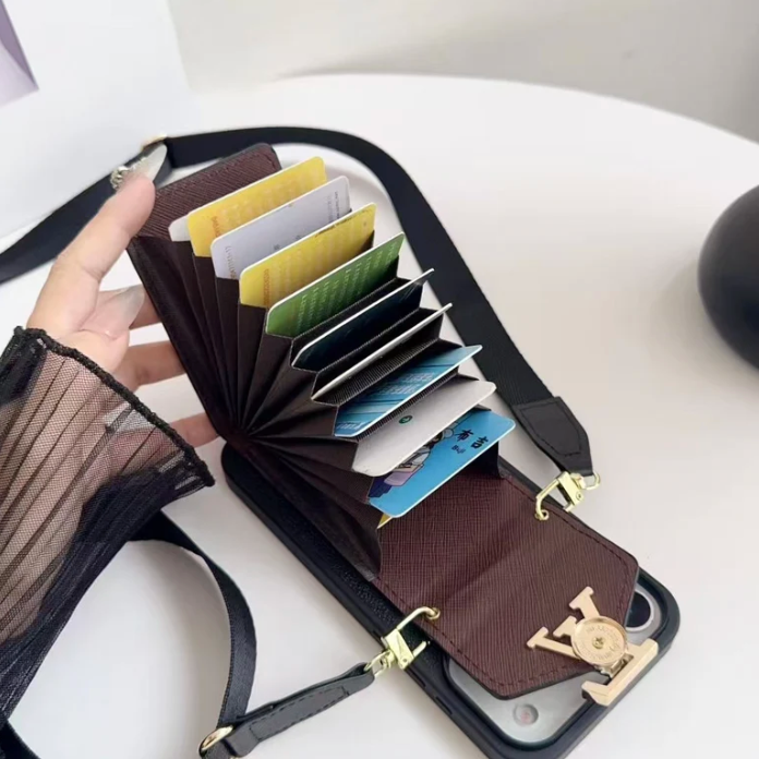Crossbody Wallet Phone Case For iPhone