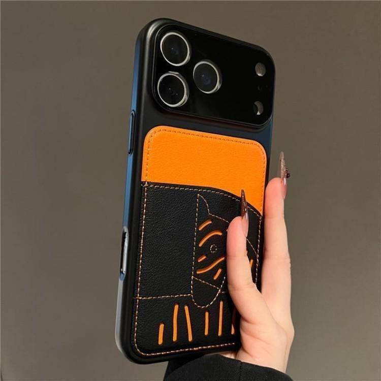 2026 New Premium Leather Card Slot iPhone Case – Limited Edition Year of the Horse