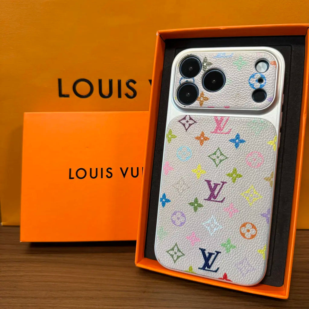 Luxury Multicolor Monogram iPhone Case